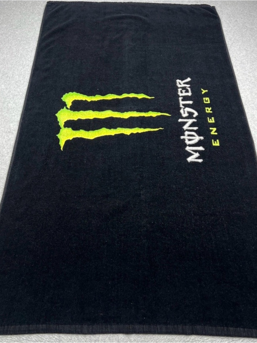 Monster Energy Black Logo promo towel xl